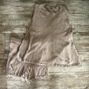 Two piece know short and top